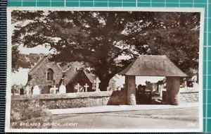 POSTCARD JERSEY ST.BRELADE'S CHURCH - Picture 1 of 2