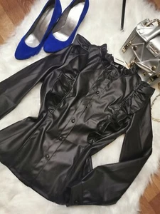Women top foux leather - Picture 1 of 1