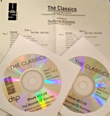 RADIO SHOW: CLASSICS SUMMER 7/7/03 GRATEFUL DEAD, GOLDEN EARRING,KISS, OZ,EUROPE - Image 1 of 2