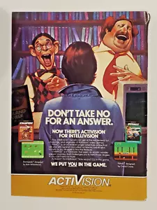 Vintage Retro 1982 Activision Pitfall & Stampede Atari video game print ad - Picture 1 of 1