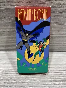 1995 Batman And Robin Tissues Box Collectible Batman Collector Rare - Picture 1 of 7