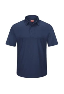 Red Kap Men's Short Sleeve Performance Knit Flex Series Pro Polo - Picture 1 of 8