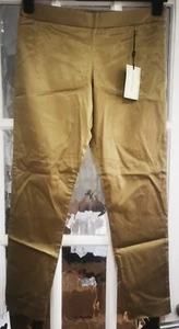 Malene Birger Damenhose gold satiniert kurz - UK 10 EU 38 - Bild 1 von 7