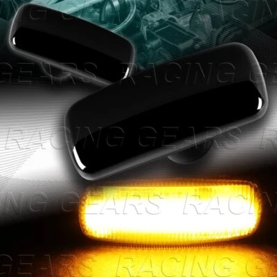 SMOKE DYNAMIC LED SIDE MARKER LIGHTS FIT JEEP LIBERTY COMMANDER GRAND CHEROKEE - Image 1 of 4