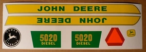 DECAL SET for 5020 John Deere Toy Pedal Tractor JP118 - Picture 1 of 4