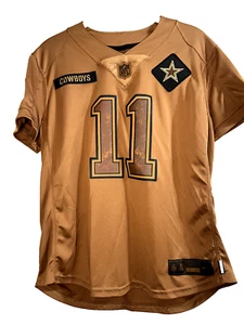 Nike Micah Parsons Dallas Cowboys 2023 Salute to Service Brown Jersey Women's M - Picture 1 of 18