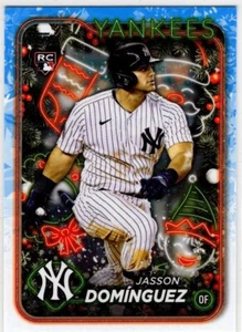 2024 Topps Holiday Baseball Jasson Dominguez No. H75 New York Yankees - Bild 1 von 2