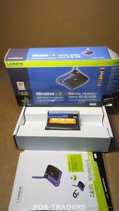 Adaptateur réseau haute vitesse Linksys WUSB54G 2,4 GHz sans fil G USB NEUF NEUF NEUF NEUF - Photo 1/5