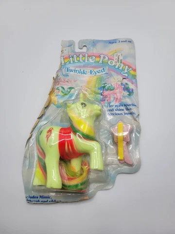 RARE Vintage 1987 Hasbro My Little Pony MLP G1 MIMIC TWINKLE EYE Unicorn  Parrot Cover