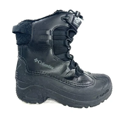 Columbia Bugaboot Niño Talla 4 Negro Celsius Bota Nieve Impermeable by4430010 Foto 1 de 4