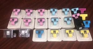 LOT 22 Genuine HP 02 Ink Cartridges: 16 NOS/NEW + 6 from printer = 22 ONLY 8.99! - Picture 1 of 2