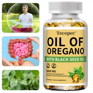 Bio-Oregano-Weichkapseln 2 in 1 Schwarzkümmelöl Kräuterergänzung - Bild 1 von 13