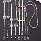 Cellphone Lanyard Candy Color Beaded Crossbody Chain  Earphone Case Strap