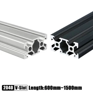 Extrusión de perfil de aluminio con ranura en V 2040 600-1500 mm riel lineal para impresora 3D CNC - Imagen 1 de 29