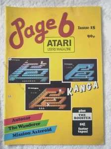 63173 Issue 15 Page 6 Atari Users Magazine 1985 - Imagen 1 de 1