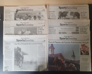 The New York Times Sports Sunday Magazines Lot Of 6 (1991, 1995-1997, 2000) - Picture 1 of 7