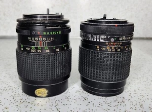 Vivitar 135mm f/2.8 & Minolta 135mm f/2.8 Promaster Camera Lenses for Pentax - Picture 1 of 7