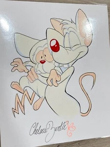 Animaniacs Pinky and the Brain Zeichnung laminiertes Kunstwerk  - Bild 1 von 2