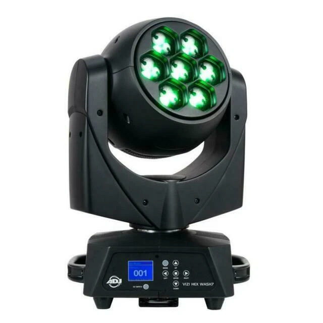 ADJ Vizi Hex Wash7 105W Moving Head with Variable Zoom - Black (VIZ614)