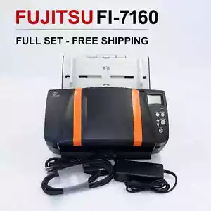 Fujitsu fi-7160 Document & Image Duplex Scanner w/ Power Supply & USB - Picture 1 of 5