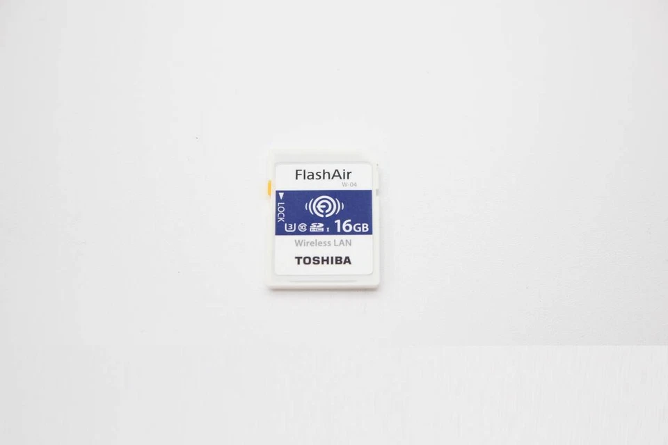 TOSHIBA FlashAir W-04 16GB Wireless LAN Memory Card - Image 1 of 1
