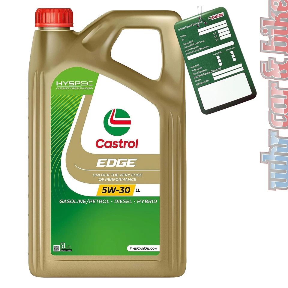 Castrol Motoröl EDGE 5W-30 LL 5L VW 50400 50700 MB 229.31 229.51 BMW LL-04 C30 - Bild 1 von 1