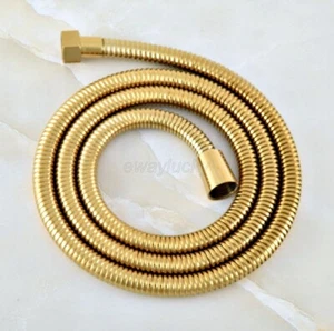 Manguera de latón dorado 59" (1,5 M) (para grifo de ducha de mano extraíble) conexión 1/2" - Imagen 1 de 7