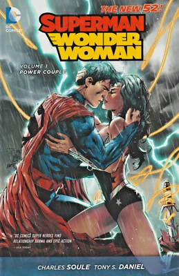 超人 * 奇妙女人:电源组合 $16.99 TPB 全新 52 DC 2014 很好!!! — 第 1/2 张图片