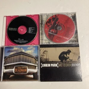 Y2K Rock Alternative Grunge CDs Lot Of 4 Nirvana Linkin Park Theory Of A Deadman - Picture 1 of 10