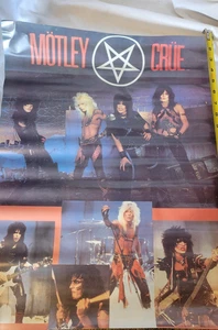 Original 1980's Motley Crue Looks That Kill Poster 17x23 - Picture 1 of 8