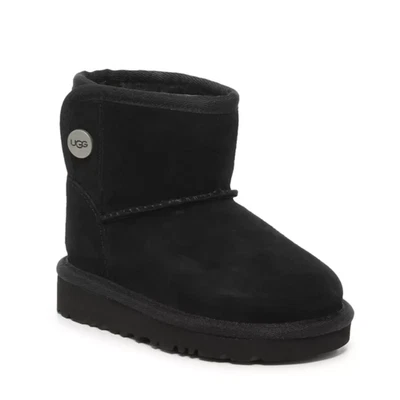NUEVO UGG Jona BIG KIDS Gamuza Piel de Oveja NEGRO TALLA 6 Niño pequeño 100% AUTÉNTICO ¡NUEVO CON ETIQUETAS! Foto 1 de 4