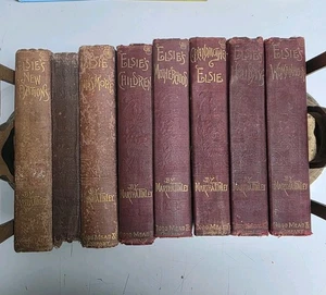 ELSIE DINSMORE by Martha Finley Lot of 8 Antique Books Dodd Mead 1883-1904 - Picture 1 of 24