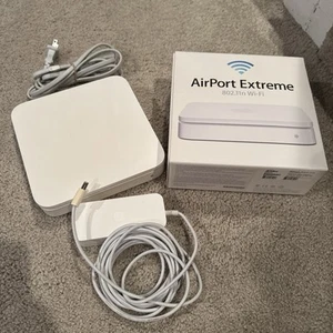 Wireless Router Apple AirPort Express A1143 With Power Cable. SEE DESCRIPTION - Zdjęcie 1 z 20
