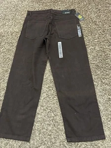 Rocawear Jeans Braun Denim Straight Leg Baggy Hip Hop Y2K Streetwear Herren 38x34 - Bild 1 von 5