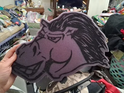 Cabeza de caballo de espuma de hockey Kentucky Thoroughblades rara  Foto 1 de 4