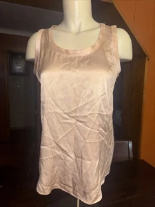 Lafayette 148 NewYork Seide Perla Luxe Charmeuse Wende Tank Top Bluse small - Bild 1 von 11