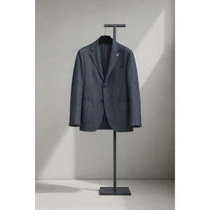 Manuel Ritz Unisex Denim-Look Sport Coat 48R EU / 38R US Blue Made in Italy NWT - Picture 1 of 6