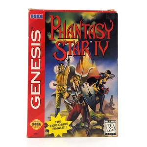 Juego Sega Genesis: Phantasy Star IV - MD NTSC-U/C EE. UU. Versión EMBALAJE ORIGINAL Caja - Imagen 1 de 13