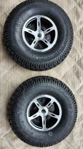 Drive Wheels for the Merits Vision Super Power Wheelchair -Set of 2 - 330 X 100 - Picture 1 of 9