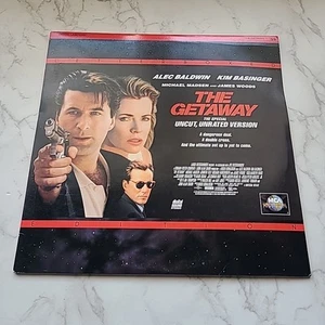 THE GETAWAY Laserdisc LD WIDESCREEN,1994 EXCELLENT Disc, Alec Baldwin, Basinger - Picture 1 of 10