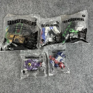 Transformers McDonald’s Happy Meal Spielzeug Menge (5) 2016/2018 Neu Versiegelt Nos - Bild 1 von 4