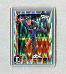2025 Topps Chrome Tarik Skubal RayWave Refractor #258 - Picture 1 of 2
