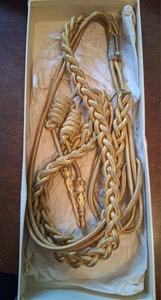GENUINE H&H US MARINE CORPS DRESS AIGUILLETTE USMC PRE WW2 Post Ww1 Wwii Wwi HH - Picture 1 of 15