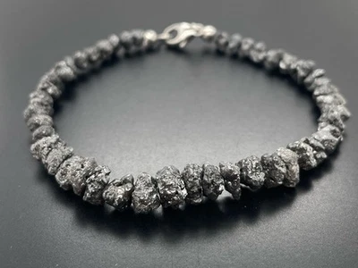 ARMBAND 925/- SILBER RHODINIERT MIT ROHDIAMANT SILBERZEIT SCHMUCKJAGD - Bild 1 von 4