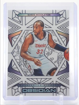 KHRIS MIDDLETON 2024-25 OBSIDIANA BLANCO CONTRA GRABADO MAGOS 3/3 Q4263 Foto 1 de 2