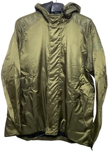 AVIREX PX Hooded Jacket Army Green Polyester Size L - Picture 1 of 18