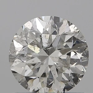 0.90 Ct GIA Certified Natural Diamond Round Cut J/I2 Grade 5.9 mm Loose Stone - Picture 1 of 7