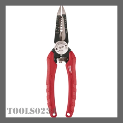 48-22-3079 Pelacables Nariz Aguja Alicates 6 en 1 Cortador de Pernos Milwaukee Foto 1 de 4