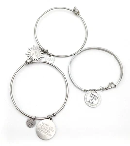 KIDULT E NOMINATION - SET DI BRACCIALI CON FRASI EDIZIONE MESSAGGIAMO - Foto 1 di 6