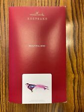 Hallmark Keepsake Ornament 2021 Beautiful Bird - Brand New, Blown Glass